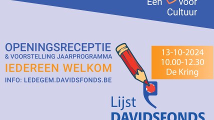 Receptie Stem op lijst Davidsfonds